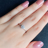 【お値下げ】ピンクダイヤ FANCY PURPLISH PINK リング