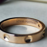 LOUIS VUITTON ルイ・ヴィトン プティットバーグ アンプラント ダイヤモンド 18金PG リング