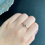 【お値下げ】カラーダイヤ FANCY DARK BROWN GREENISH YELLOW リング