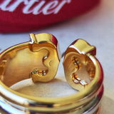 Cartier カルティエ 2C(デューブル・シー)18金 51号