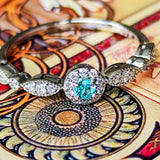 天然パライバトルマリン 天然ダイヤモンド リング