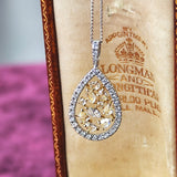 【お値下げ】天然ローズカットダイヤモンド ネックレス