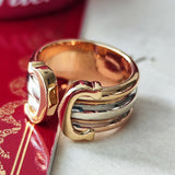 Cartier カルティエ 2C(デューブル・シー)18金 7号