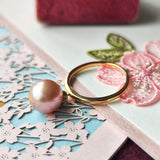 【さくらパール】花の宴 18金リング