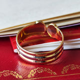 Cartier カルティエ 2C(デューブル・シー)12号 リング