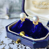 MIKIMOTO ミキモト あこや真珠 ヴィンテージイヤリング