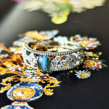 【お値下げ】天然アレキサンドライトキャッツアイ 天然ダイヤモンド リング