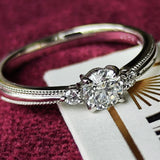 【Dカラー】天然ダイヤモンド 0.366ct リング