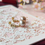 【再入荷しました!】さくらパール 溢れ桜 18金ピアス