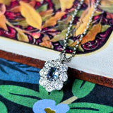 天然アレキサンドライト 天然ダイヤモンド プラチナネックレス