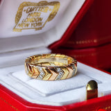 【Vintage Cartier 】カルティエ スリーカラー ダイヤモンドリング