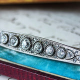 イギリス アンティーク オールドマインカット ローズカット ブローチ