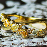 【カラーダイヤ】天然ダイヤモンド リング