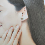 【お値下げ】天然モルガナイト ハートシェイプ 天然ダイヤモンド ピアス