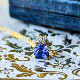 【お値下げ】天然タンザナイト 天然ダイヤモンド ネックレス