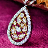 【お値下げ】天然ローズカットダイヤモンド ネックレス