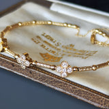 【形状記憶】天然ダイヤモンド 18金ブレスレット バングル