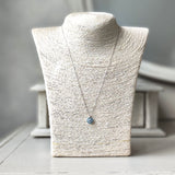 天然パライバトルマリン 天然ダイヤモンド ネックレス