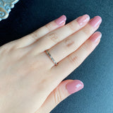 天然アレキサンドライト 天然ダイヤモンド リング