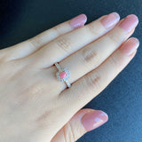 天然コンクパール 天然ダイヤモンド リング