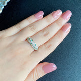 天然パライバトルマリン 天然ダイヤモンド パヴェリング 18金