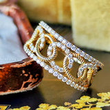 天然ダイヤモンド 18金リング