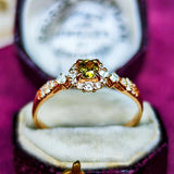 【お値下げ】カラーダイヤ FANCY DARK BROWN GREENISH YELLOW リング