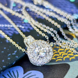 【最高級品質】天然ダイヤモンド0.33ct フローレス Dカラー ネックレス GIA鑑定書付き