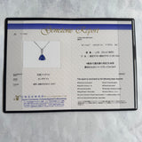 天然タンザナイト 天然ダイヤモンド ネックレス