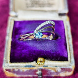 【カンチャナブリ産】天然サファイア 天然ダイヤモンド リング