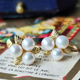 MIKIMOTO ミキモト あこや真珠 ヴィンテージイヤリング