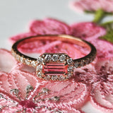 【お値下げ】天然ヴェイリネナイト 天然ダイヤモンド リング