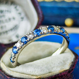 天然コバルトブルースピネル 天然ダイヤモンド リング