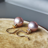 【さくらパール】花の雫 18金ピアス