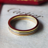 Cartier カルティエ ヴァンドーム 18金 14号 スリーカラーリング