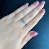 天然パライバトルマリン 天然ダイヤモンド リング