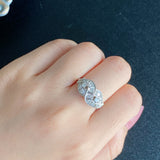 【お値下げ】昭和レトロ 天然ダイヤモンドリング