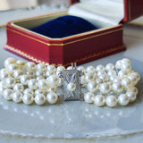 MIKIMOTO ミキモト あこや真珠 3連ブレスレット