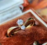 MIKIMOTO ミキモト 天然ダイヤモンド リング