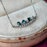 【初期の頃のルース】天然グランディディエライト 天然ダイヤモンド ネックレス