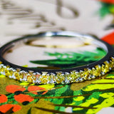 【イエローダイヤ】天然ダイヤモンド ハーフエタニティリング