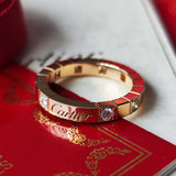 Cartier カルティエ ラニエール ダイヤモンド 18金PG 51号