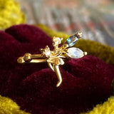 【お値下げ】イヤーカフ 天然アレキサンドライト 天然ロイヤルブルームーンストーン 天然ローズカットダイヤモンド 新品