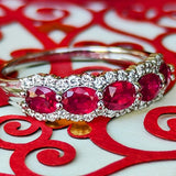 【お値下げ】天然ルビー 天然ダイヤモンド リング