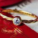 Cartier カルティエ スリーカラーツイストリング