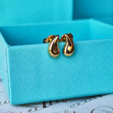 TIFFANY &Co ティファニー ティアドロップ ピアス 18金