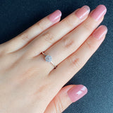 【お値下げ】ピンクダイヤ FANCY PURPLISH PINK リング