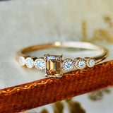 【お値下げ】天然ブラウンダイヤモンド リング