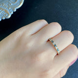 天然アレキサンドライト 天然ダイヤモンド リング