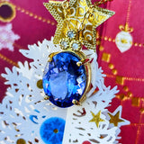 天然タンザナイト 天然ダイヤモンド ネックレス